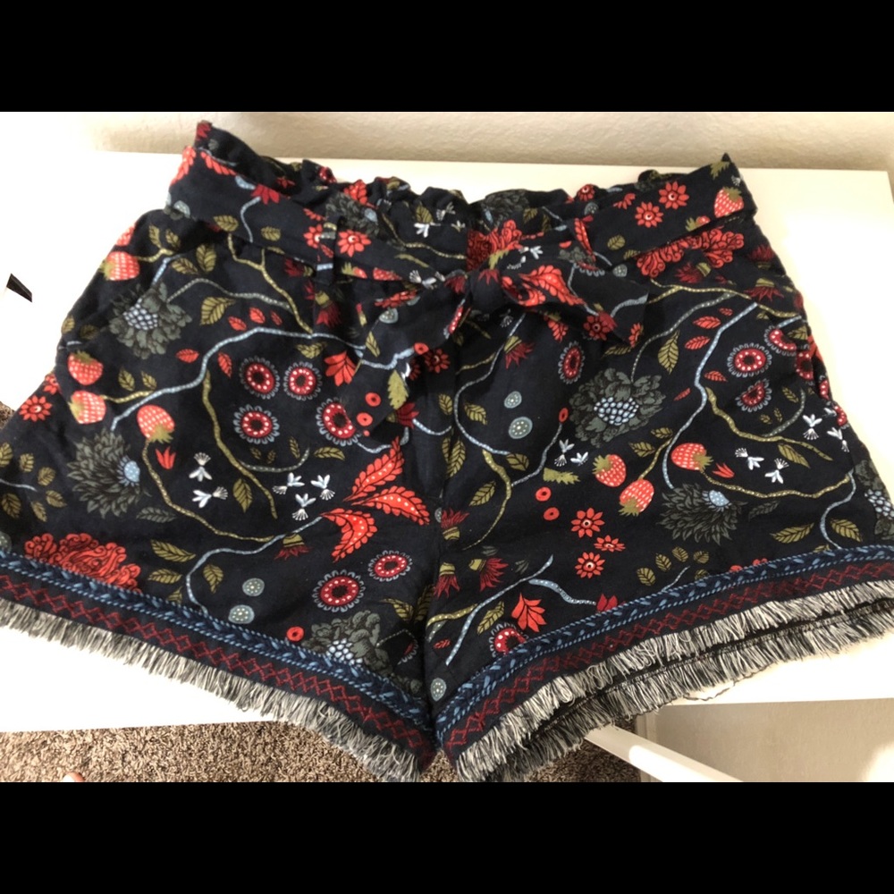 Loft Fringe Shorts